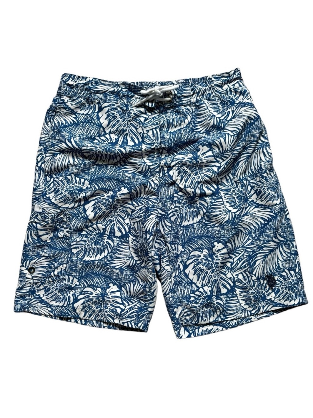 US POLO ASSN Men’s Tropical Print Swim Trunks Size Medium